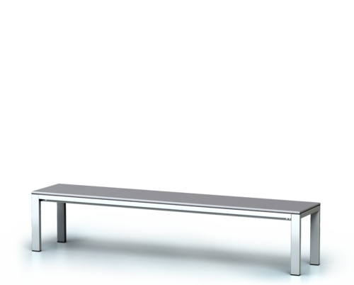 Benches with laminated desk -  basic version 420 x 2000 x 400